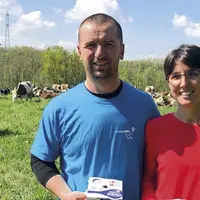 Les yaourts sont fabriqués avec le lait entier de la ferme. Le troupeau de Jérôme Huguet compte 90 vaches, essentiellement des montbéliardes, complété
