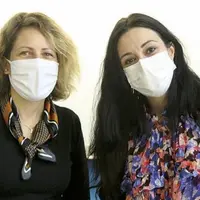 Delphine Rivière et Sophie Granier (à droite sur la photo).