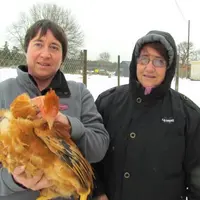 Annie Delcros et Ginette Fournier, du Gaec de Recoules.
