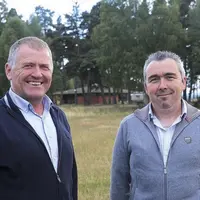 Yves Chassany, président de l'Union Aubrac et Cyril Leymarie, directeur.