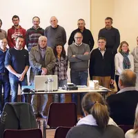 Le conseil d’administration d’Élovel a rendu hommage aux éleveurs qui ont créé l’association.