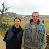 Sylvie Nogaret et Philippe Buffier, un duo technicienne-éleveur récompensé par le trophée de l'élevage ovin.