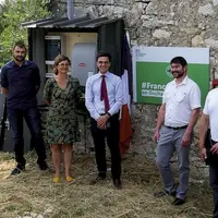 À La Parade, la municipalité vient d'inaugurer ce 22 juillet une installation photovoltaïque en autoconsommation collective sur les bâtiments communau