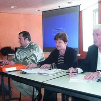 Luc Sarrouy, Nadine Toiron, Alain Astruc.
