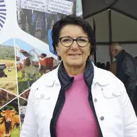 Christiane Lambert était en Haute-Loire le 8 septembre pour les Terres de Jim.