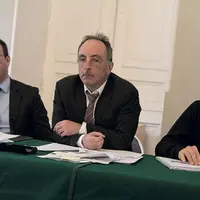 De gauche à droite, Guillaume Lambert, préfet de la Lozère ; René-Paul Lomi, directeur de la DDT et François-Xavier Fabre, chef de l’unité bâtiment de