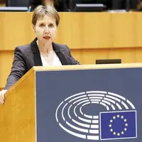 Anne Sander à la tribune lors du débat sur la stratégie européenne en matière de compétitivité durable, d’équité sociale et de résilience.
