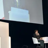 Michèle Boudoin, président de la FNO dans son discours de clôture sous le regard du ministre de l’Agriculture.