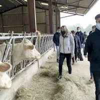 La visite d’exploitation a clôturé une journée intense de réunions sur l’export et la Pac.