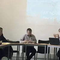 Fin avril, les responsables professionnels du Massif central ont reçu, à Aubière, Yves Madre (au centre), agronome, économiste et cofondateur du cercl