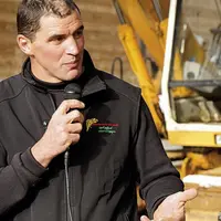 Fabien Mathieu, l'un des associé du Gaec  de la Vaissière.
