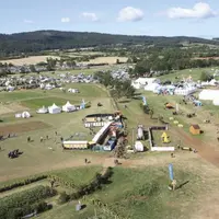 Le site de 120 ha vu de la grande roue...