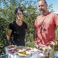 Au Collet-de-Dèze, Julie Jourget valorise des jardins en terrasse par une plantation de petits fruits qu’elle transforme en de savoureux sorbets en ve