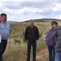 De gauche à droite, Michel Pratlong, vice-président de l’échelon local sud-est ; Cédric Saur, président de la MSA du Languedoc ; François-Xavier Prade