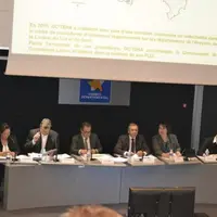 Les responsables d’Oc’Téha soutenus par les conseils départementaux de l’Aveyron et de la Lozère.