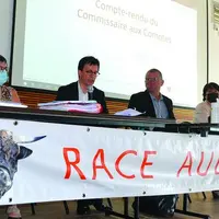 Christine Sahuet pour le Conseil régional Occitanie et Christian Naudan pour le Conseil départemental Aveyron ont assisté à l'assemblée générale de l'