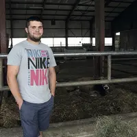 Quentin Théron présentera huit animaux du Gaec familial dimanche prochain à Grandrieu.