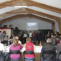 Tous les bénévoles et tous les partenaires étaient invités au repas de remerciement.