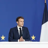 Conférence de presse pour la présidence française du Conseil de l’Union Européenne.