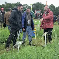 Le salon de l'herbe et des fourrages fait la part belle aux essais variétaux et démonstrations de matériels.