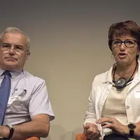 Michel Dantin, député européen et Christiane Lambert, présidente de la FNSEA.