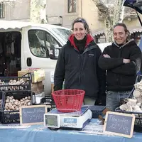 Le couple est présent les jeudis matins sur le marché de Villefort.