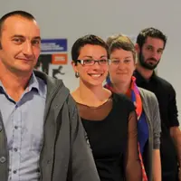 Serge Sylvain président, Audrey Badaroux et Agnès Ducret animatrices, Vincent Bonnet vice président.