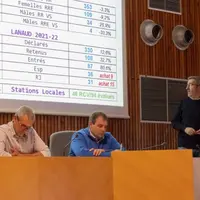 De gauche à droite, en pleine concentration, Olivier Lasternas, Frédéric Bossoutrot, et en pleine démonstration, Pierre Déconchat.
