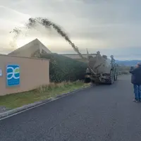 Épandage de lisier sur l'OFB dans le Puy-de-Dôme.