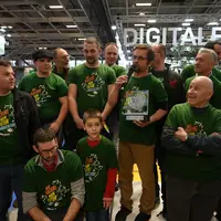 REMISE DES prix des fresques agricoles du Tour de France sur le stand de la FNSEA au salon international de l'agriculture.