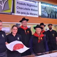 Lors d'une conférence de Presse, la saison 2024 du Fin Gras du Mézenc a officiellement été ouverte, en présence d'éleveurs, à Yssingeaux à la boucheri