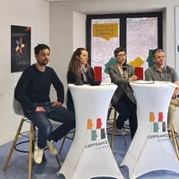 Annabelle Barthélémy-Dubost et Antoine Cerles, chargés d’études au Cerfrance AMC et Didier Cayroche et Élodie Atger, conseillers Cerfrance Lozère sont