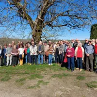 Photo de groupe de l'Amoma de la Creuse à Lavaveix-les-Mines.