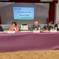 Tribune de l'assemblée générale de GDS Creuse