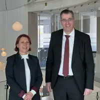 Chantal Debost, présidente et Frédéric Baraut, directeur général du Crédit Agricole Centre France ont présenté le bilan 2023 de l'établissement bancai