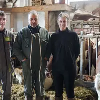 Quentin Pic, Aurélien Trousselier et Myriam Trousselier.