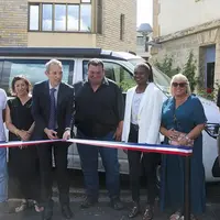 Inauguration du bus du dernier kilomètre, porté par la MSA et France Services