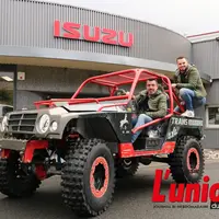le 4X4 avec es deux coéquipiers