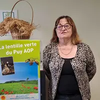 Huguette Trescartes présidente de l'ODG Lentille Verte du Puy
