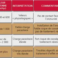 Interprétation d'analyse