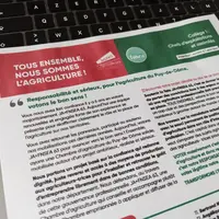 photo d'un document fnsea