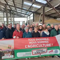 Les candidats de la liste JA-FDSEA ont été présentés le 17 décembre dernier à St Christophe sur Dolaizon.