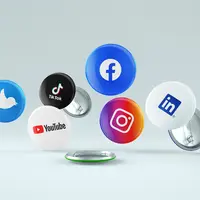 Logos des réseaux sociaux