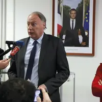 La présentation des résultats aux élections de la chambre d'agriculture de Lozère par le préfet du département, Gilles Quénéhervé