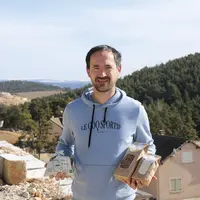 Florian Bonicel présente sa gamme de produits de légumineuses