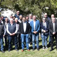 Les membres du nouveau bureau de la FRSEA Auvergne-Rhône-Alpes.