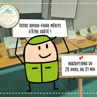 Affiche pour participation aux Fermiers d'Or.