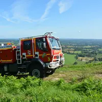 camion de pompiers du SDIS 23