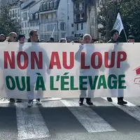 manifestation contre le loup à Tulle