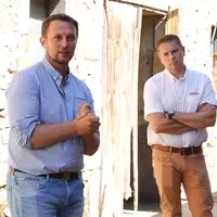 Sébastien Cluzel et Denis Brugière, président et directeur du Herd Book Charolais.